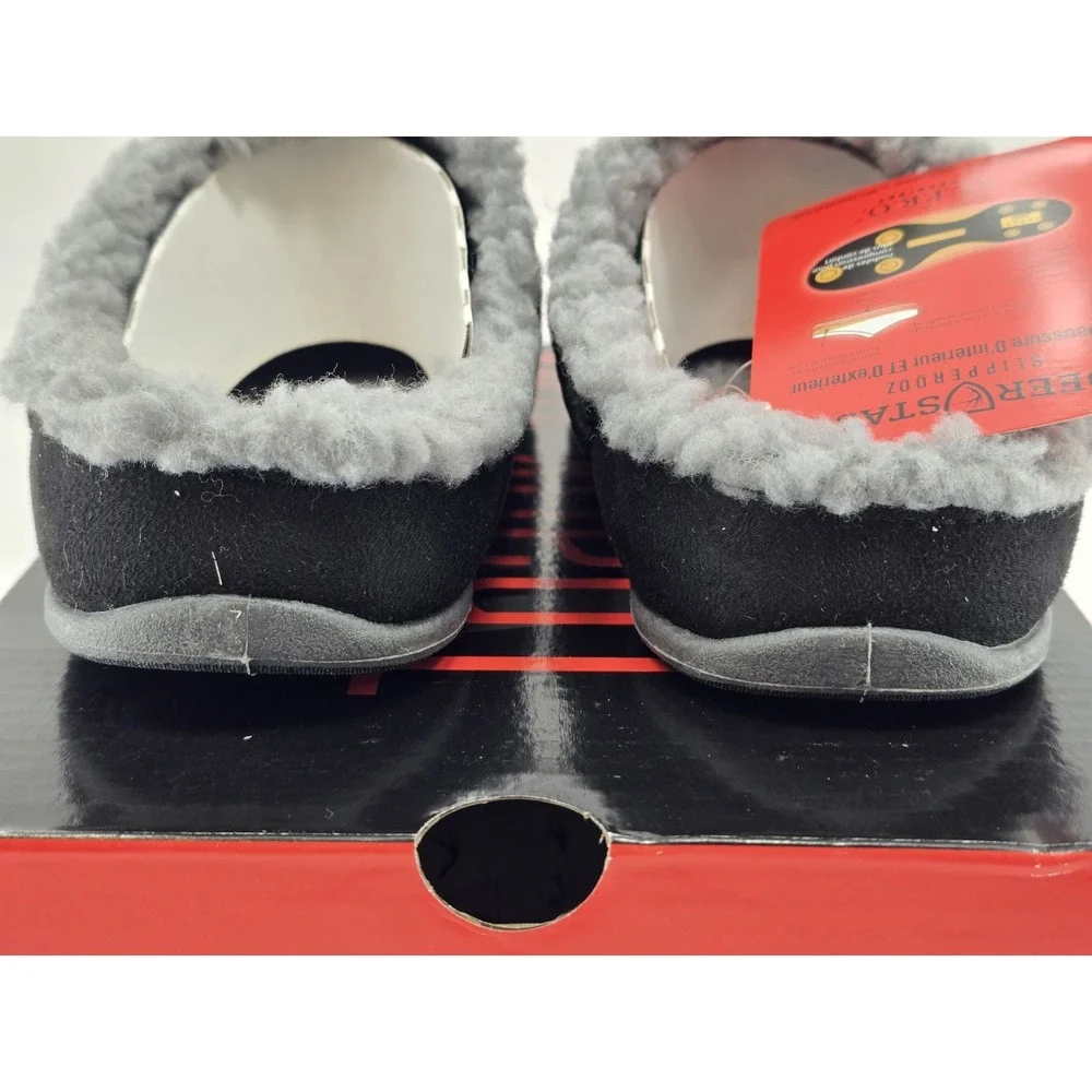 NIB Deer Stags Lil Nordic Slipper - Size 3M‎ Unisex Big Kid - Color Black